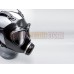 (DM310)Quality latex rubber half face adjustable conquer gas mask fetish hood accessory breathing control equipment fetish wear